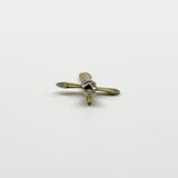 Vintage 9ct Gold Diamond Christian Cross Pendant 375