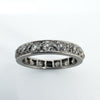 Antique Platinum Old Cut Diamond Full Eternity Band / Ring 950 Size J