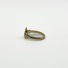 Vintage 9ct Gold Irish Claddagh Ring 375 Size Q - R 