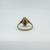 Vintage 9ct Gold Small Left Facing Carved Cameo Ring 375 Size P 