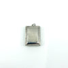 Chunky Vintage Sterling Silver Engraved Initail O Secret Locket Photo Book 925