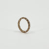 9ct Rose Gold Oval Links Full Band / Ring 375 Size N (London 2015)