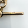 Large Vintage Antique 9ct Rose Gold T-Bar Pendant & Bolt Ring / Charm Connector