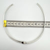 Modernist Contemporary Sterling Silver Collar Torque Choker 925 Heavy 34g