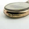 Antique 9ct Rose Gold Double Sided Glass Photo Locket 375 Chester 1902