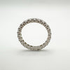 Platinum 1.47ct Diamond Full Eternity Band Ring Size M 