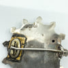 Antique Victorian Aesthetic Sterling Silver Brooch 925 (Birmingham 1833)