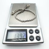 18ct White Gold 4.50ct Diamond Line Tennis Bracelet