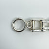Unusual Sterling Silver Chunky Biker Chain Links 9" Bracelet 925 Heavy 73g