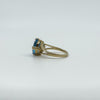9ct Yellow Gold 2.50ct Blue Topaz Solitaire Ring 375 Size N (Birm 2006)