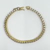 Vermeil Sterling Silver 5ct CZ Tennis 7.5” Bracelet 925