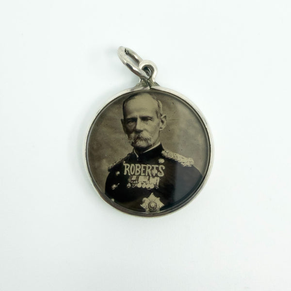 Small Antique Sterling Silver Double Sided Glass Photo Locket 925 (Birm 1899)