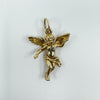 Large Chunky Vintage 9ct Gold Cherub / Cupid Pendant 375 Heavy 7g Sheffield 2005