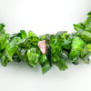 Chunky 379ct Chrome Diopside Necklace in Sterling Silver 925 Heavy 87g