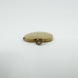 Vintage 9ct Gold Heart Locket Floral / Etched / Scroll Design Engraving 375 5.6g