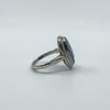 Vintage Sterling Silver Wedgewood Blue Jasper Ware Cameo Ring 925 Size M N 1982