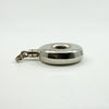 Unusual Chunky Vintage Sterling Silver Round Perfume / Poison Bottle Pendant 925
