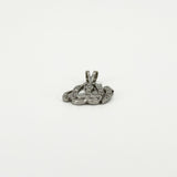 18ct White Gold Diamond Arabic Allah / God Pendant Charm 750