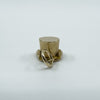 Vintage 9ct Gold Top Hat Pendant  / Charm 375  (Birmingam 1990)