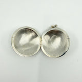 Vintage Sterling Silver Large Chunky Round Photo Locket 925 (1994)