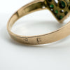 Antique 14ct Rose Gold Turquoise Heart Ring Size N