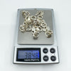 Vintage Sterling Silver Square 16” Chain / Necklace & T-Bar Toggle 925 38g 2001