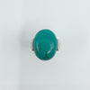 Sterling Silver Chunky Natvie Turquoise Ring 925 Size R 