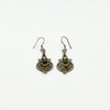 Sterling Silver Orante Dangly Earrings 925