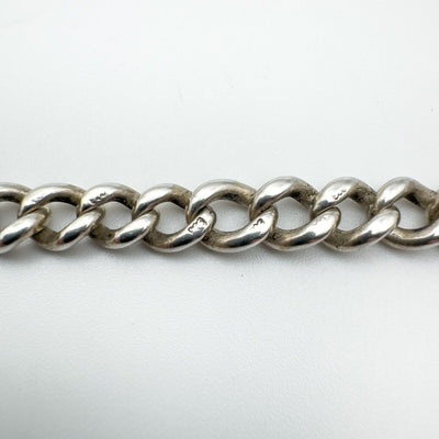Antique Albert Chain & T-Bar in Sterling Silver 925 ( Birm 1901 )