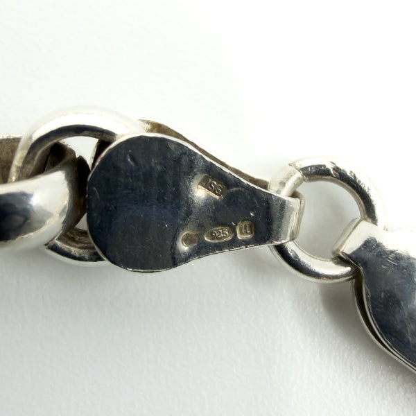 Chunky Vintage Sterling Silver 30” Rolo Links Chain / Necklace 925 70g (1994)