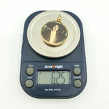 Large Antique 9ct Rose Gold Double Sided Glass Photo Locket 375 (Birm 1912)