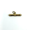 Vintage 9ct Gold Diamond T-Bar Pendant / Charm 375