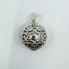 Vintage Chunky Round Celtic Engraved Locket in Sterling Silver 925 