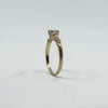 Vintage 14ct Gold 0.25ct Diamond Solitaire Ring 585 Size M 1/2