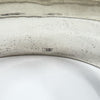 Vintage Sterling Silver Chunky Floral Engraved Bangle Bracelet 925 (Birm 1963)