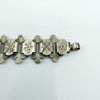 Antique Victorian Silver Reversible Floral Engraved 18" Book Chain 900