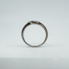9ct White Gold Diamond Cluster Ring 375 Size N Engagement Stacking