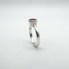 New 1.26ct Ruby Solitaire Ring Sterling Silver 925