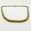 Vintage 9ct Rose Gold Graduated Cultured Pearl 23” Necklace 375