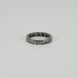 Vintage Platinum 2ct Diamond Full Eternity Band / Ring 950 Size K
