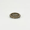Antique Victorian Aesthetic Sterling Silver Yellow & Rose Gold Floral Brooch 925