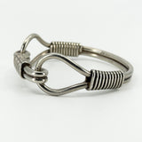 Chunky Vintage Sterling Silver Horse Snaffle Bit Bangle / Bracelet 925