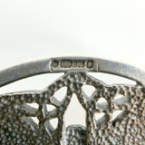 Large Vintage Sterling Silver Celtic Brooch 925 by Malcolm Gray