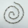 Vintage Sterling Silver Chunky 16.5" Fancy Link Chain / Necklace 925 23g