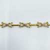 Rare Vintage 9ct Rose & Yellow Gold Horsebit Snaffle Equestrian 8.5” Bracelet 