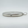 Rare Huge Oversized Chunky Vintage Sterling Silver Oval Photo Locket Pendant 69g