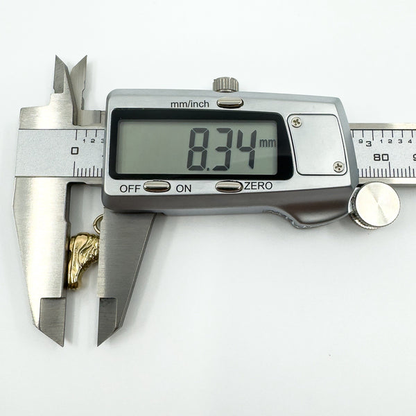 Vintage 9ct Gold Shoe Boot Pendant / Charm 375 (Chester 1957)