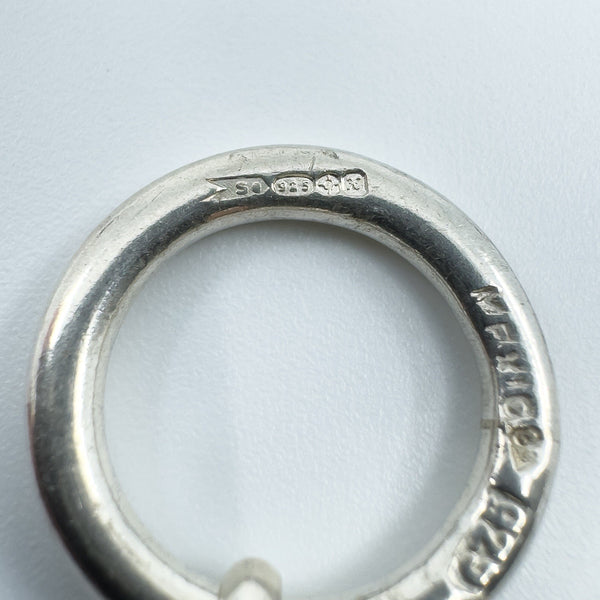 Chunky Sterling Silver Tubular Barrel Links 18" Chain & Toggle T-Bar 925 55g