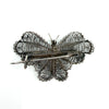 Vintage Sterling Silver Filigree Butterfly Brooch 925