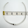 Modernist Contemporary Sterling Silver Collar Torque Choker 925 Heavy 34g